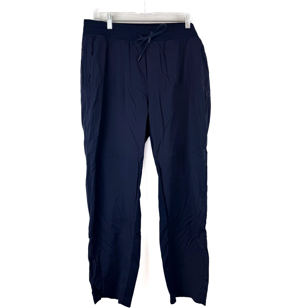 Lululemon Lab Joggers Mens XL Navy Blue Stretch Tapered Drawstring Pants